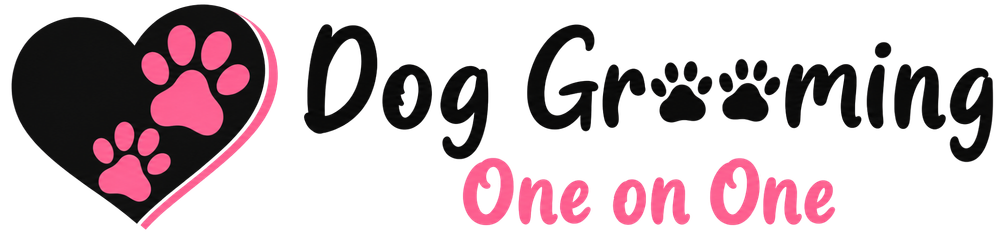 One-on-One Dog Grooming logo